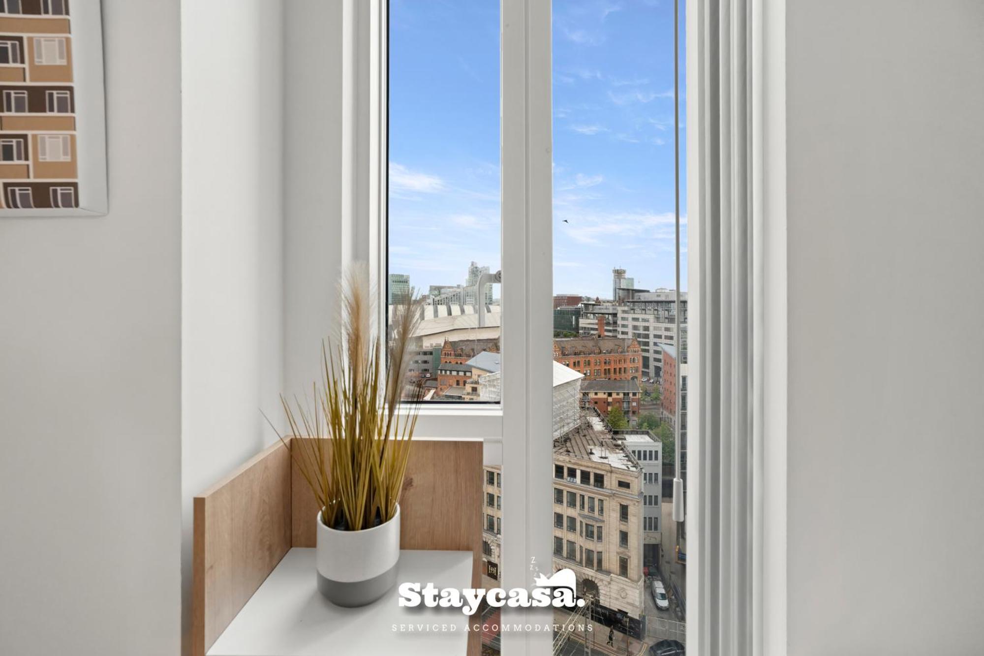 Spectacular Apartment Balcony View In City Centre Manchester Exterior photo