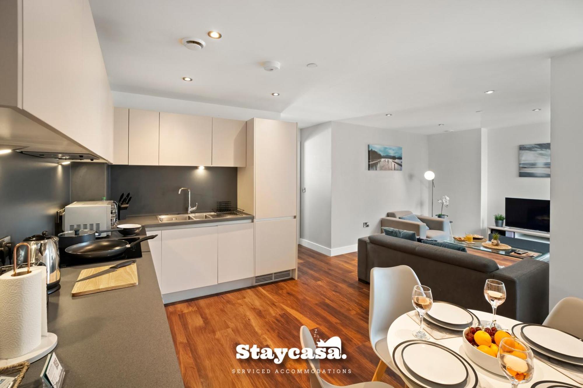 Spectacular Apartment Balcony View In City Centre Manchester Exterior photo